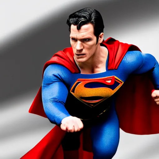 Image similar to A still of Jamie Dorman as Superman. Extremely detailed. Beautiful. 4K. Award winning.