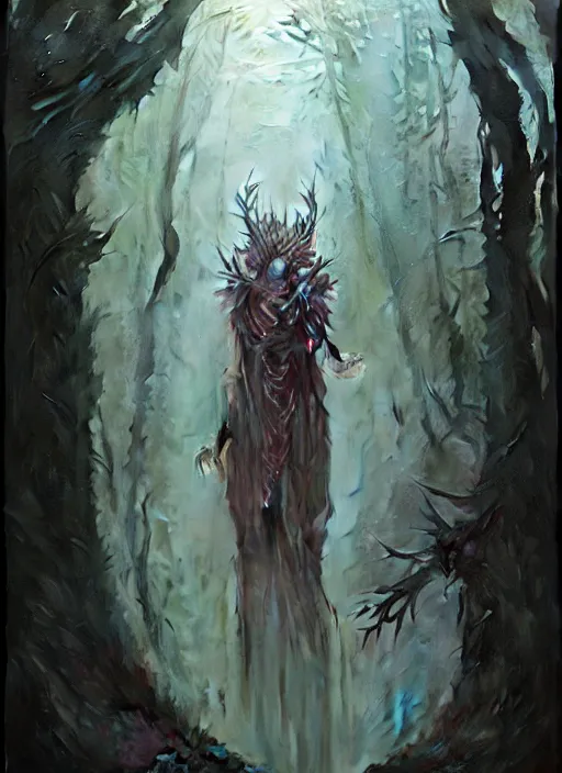 Image similar to Goddess of the forest, trending on Artstation, Greg Rutkowski, Wayne Barlowe