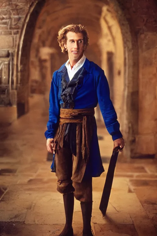 Image similar to Guybrush Threepwood, 35mm, f2.8, award-winning, candid portrait photo, taken by annie leibovitz