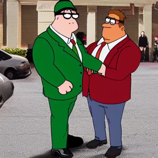 Prompt: ( ( ( ( peter griffin dressed as nostalgia critic ) ) ) )