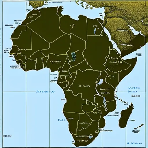 Image similar to map of Africa