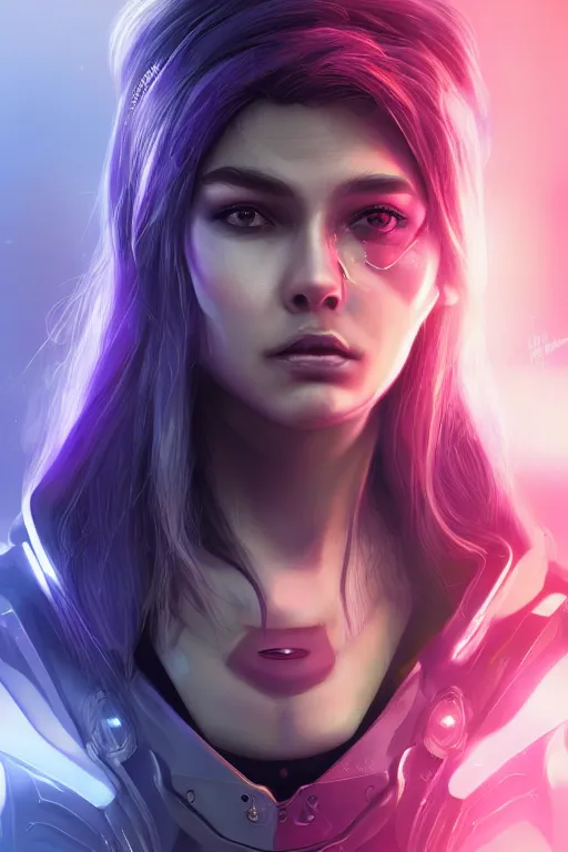 Image similar to heroine, beautiful, cyberpunk futuristic female, ultra detailed, digital art, 8 k, character, realistic, portrait, hyperrealistic