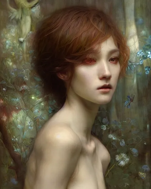 Image similar to surreal beauty by Edgar Maxence and Ross Tran