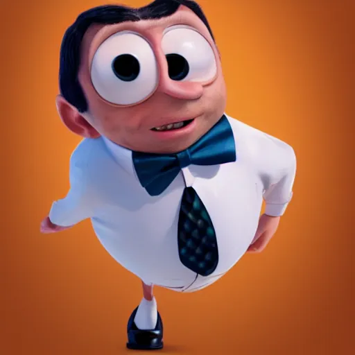 Image similar to mr.bean , Pixar style