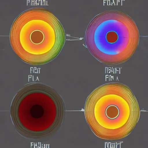 Image similar to polarized light photomagnetograph of muonic scattering among magnetic nanopillar oscillators with phonon reinforcement for plasma fusion spiral compression quantum bifringement leading to spectral alignment and coherence