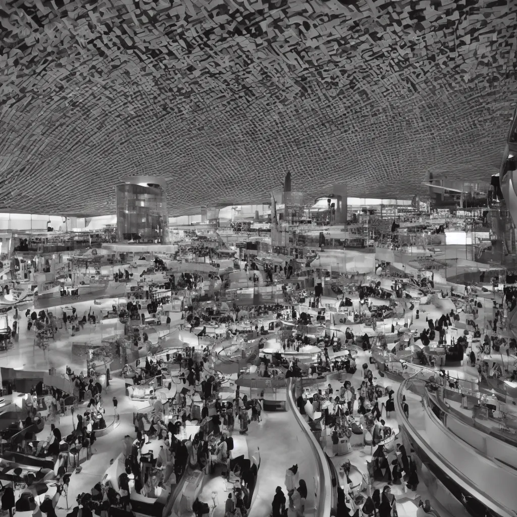 Prompt: an airport lounge designed by hr giger ( style : 3 5 mm lens camera )