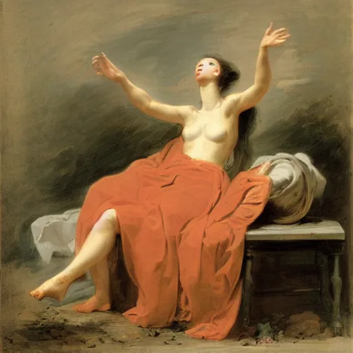 Prompt: eclectiv regurgitation, by Élisabeth Louise Vigée le Brun