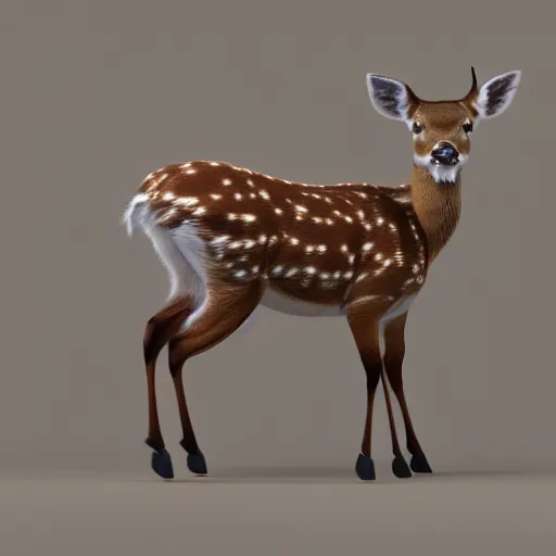 Image similar to hyperrealistic dslr film still of peter grohl disguised as ( baby deer, foal ), stunning 8 k octane comprehensive 3 d render, inspired by istvan sandorfi & greg rutkowski & unreal engine, perfect symmetry, dim volumetric cinematic lighting, extremely hyper - detailed, incredibly real lifelike attributes & flesh texture, intricate, masterpiece, artstation, stunning