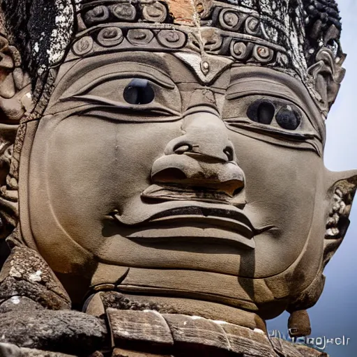 Prompt: angkor, asuras giant yaksha statues, full body standing, photorealistic, photography hight quality, sharp, stones, award winning photography, canon, thierry rouzier