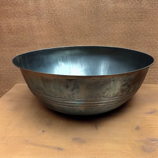 Image similar to large metal bowl with handles