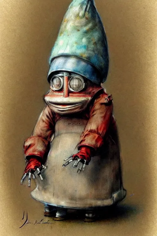 Image similar to ( ( ( ( ( 1 9 5 0 s robot knome happy grandmother. muted colors. ) ) ) ) ) by jean - baptiste monge!!!!!!!!!!!!!!!!!!!!!!!!!!!!!!