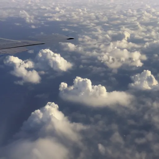 Image similar to flying above the clouds