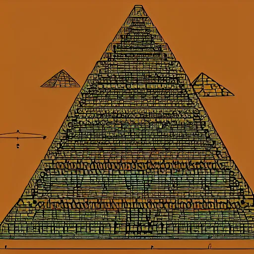 Prompt: pyramid ziggurat built around atop a gigantic turtle tortoise highly detailed concept art schematic golden hour Laurie Greasley