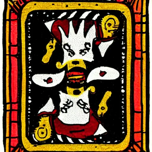 Image similar to nightmarish king of spades