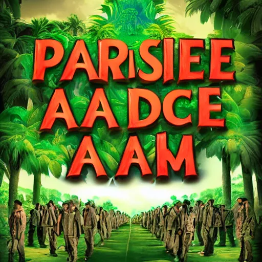 Image similar to paradise army