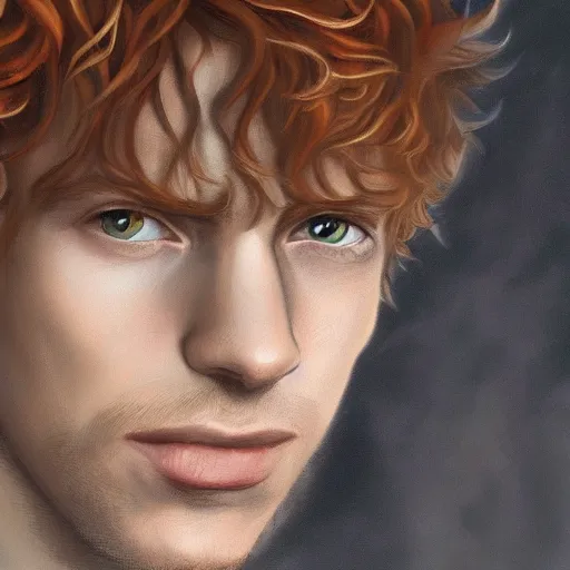 Image similar to a portrait of kvothe from kingkiller chronicle, photorealistic, award winning, hd wallpaper, artstation