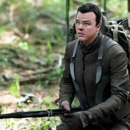 Image similar to A still of Seth MacFarlane as Haymitch in The Hunger Games (2012)