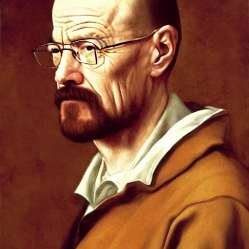 Prompt: walter white, renaissance painting, highly detailed