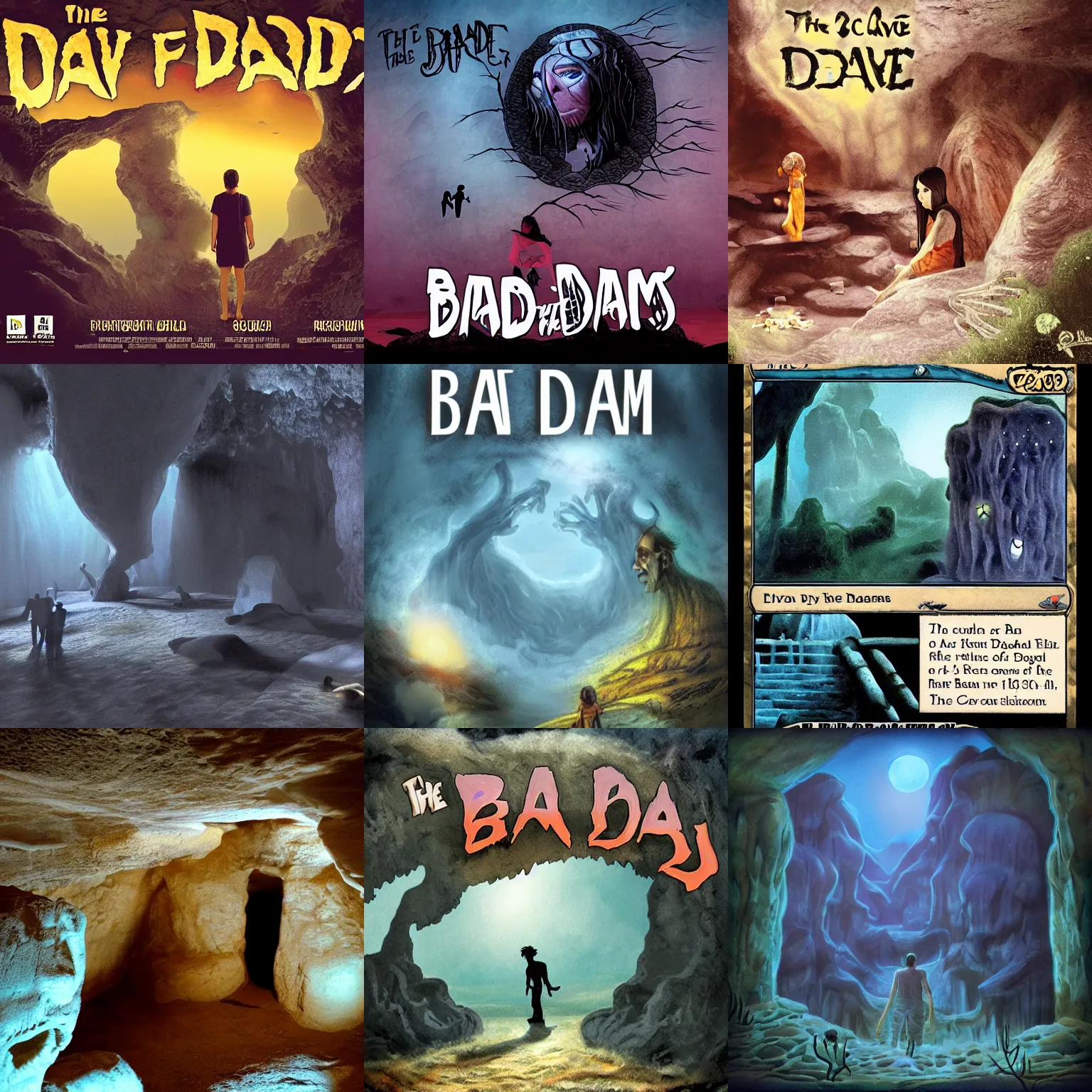 Prompt: the cave of bad dreams