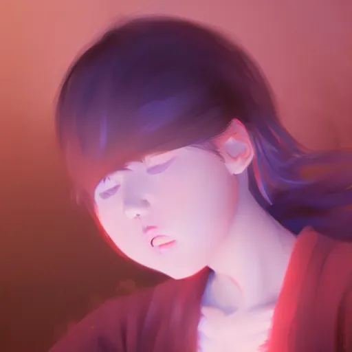 Image similar to beautiful huggy-wuggy from poppy-playtime the video game, digital painting by Hiyao Miyazaki, Studio Ghibli, Yanjun Cheng, portrait, cinematic lighting, highly detailed, concept art, Atmosphere, illustration, smooth, sharp focus, editor's pickup, trending on artstation, trending on deviantart