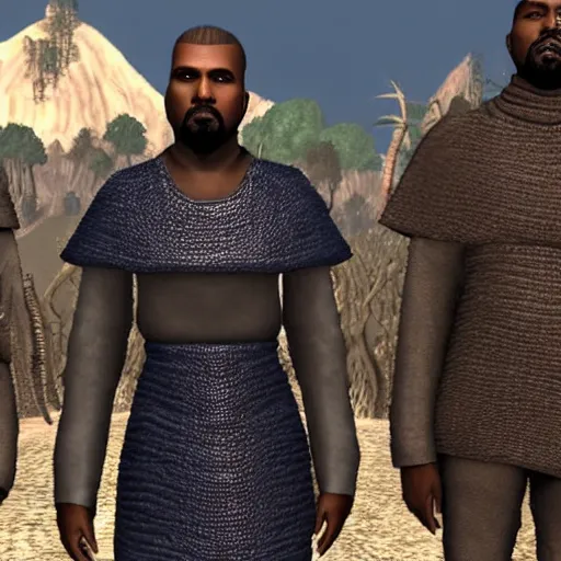 Prompt: kanye west in morrowind