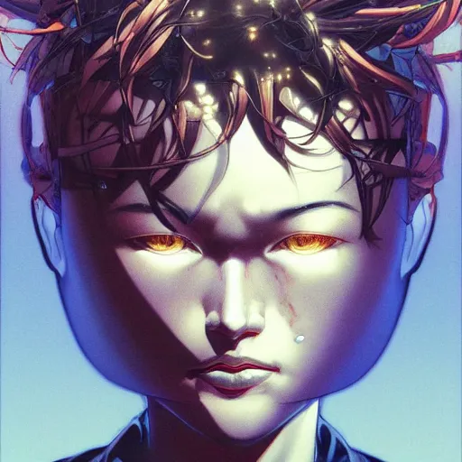 Image similar to citizen portrait soft light painted by james jean and katsuhiro otomo and erik jones, inspired by akira anime, smooth face feature, intricate oil painting, high detail illustration, sharp high detail, manga and anime 1 9 9 9