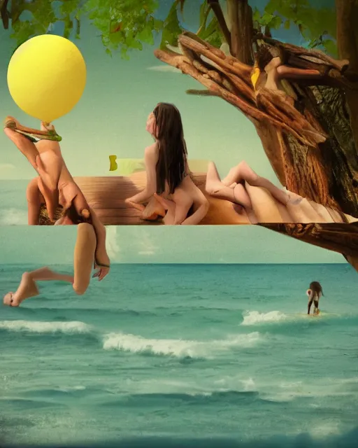 Image similar to spring break regrets hyperrealistic neo-romanticism, surrealism, rule of thirds