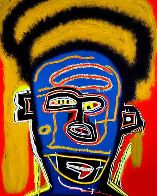 Prompt: A extremely ultra highly detailed majestic hi-res beautiful immaculate head and shoulders award winning painting stunning masterpiece of the face of a ultra highly detailed strong black ultra detailed African mask portrait by Jean-Michel Basquiat, 8k, high textures, ultra hyper sharp, insanely detailed and intricate, super detailed, 8k HDR ultra high quality, high detail, hyperrealistic, photorealistic, octane render, cinematic, high textures, hyper sharp, 4k insanely detailed and intricate, hypermaximalist, 8k, hyper realistic, super detailed, 4k HDR hyper realistic high