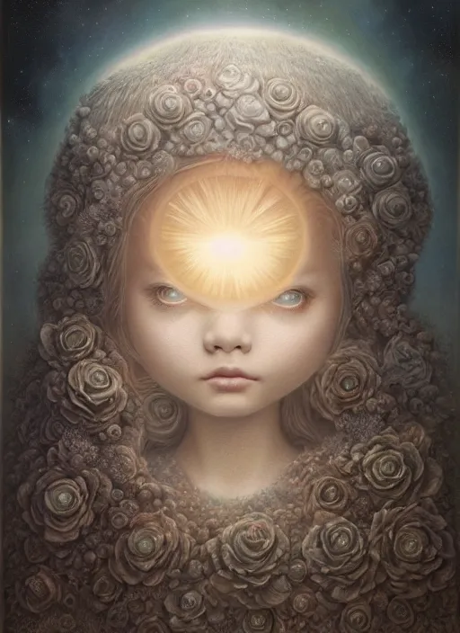 Image similar to highly detailed portrait of the sun, unreal engine, nicoletta ceccoli, mark ryden, earl norem, lostfish, global illumination, detailed and intricate environment