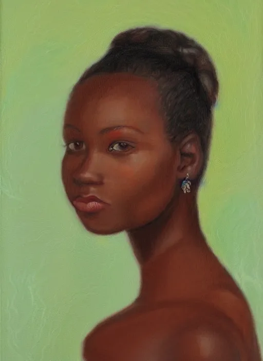 Image similar to a portrait of a pretty young lady by chris uminga