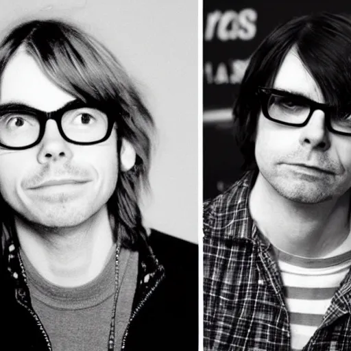 Prompt: rivers cuomo and kurt cobain are the same person