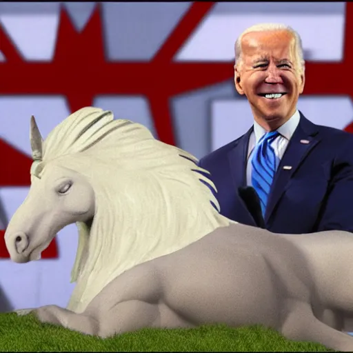 Image similar to joe biden with the body of a pegasus, coolmath. com