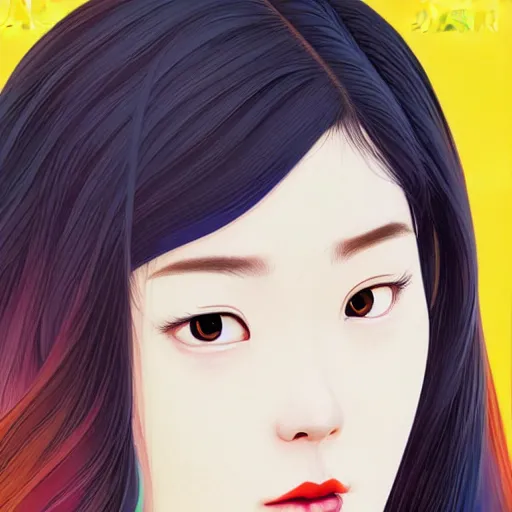 Prompt: half - electric jun ji hyun as belle with cute - fine - face, pretty face, oil slick multicolored hair, perfect face, extremely fine details, volumetric lighting, dynamic background, poster by ilya kuvshinov, mamoru hosada, katsuhiro otomo