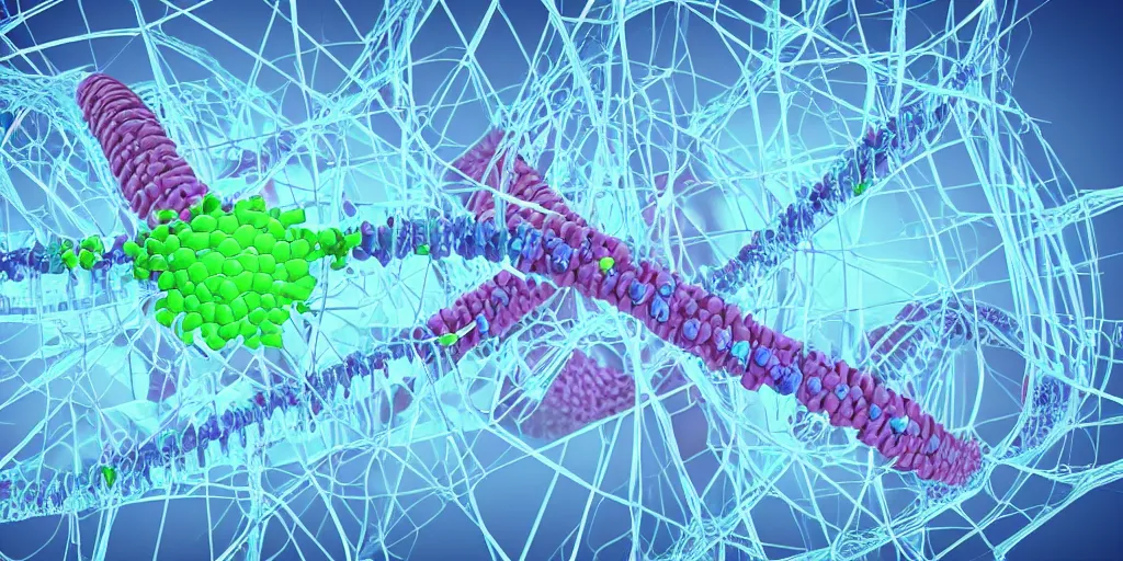 Image similar to dna particle complex - medical 3 d illustration