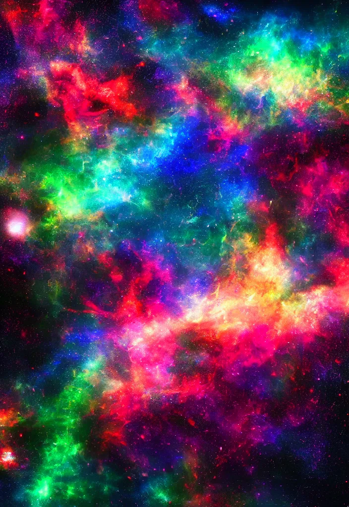 Image similar to The end of the universe, intense colours, beautiful, 4K