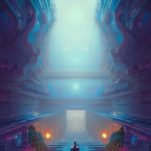 Prompt: the prime minister of malaysia, beautiful detailed pixelart by albertov, intricate details, beautiful, dithered gradients, volumetric lighting, cgsociety, artstation, smooth, sharp focus, 2 d illustration, by greg rutkowski, amazing art by dan mumford