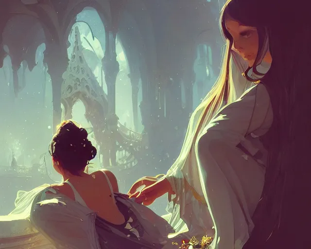 Image similar to photography of pascale campion, deep focus, d & d, fantasy, intricate, elegant, highly detailed, digital painting, artstation, concept art, matte, sharp focus, illustration, hearthstone, art by artgerm and greg rutkowski and alphonse mucha