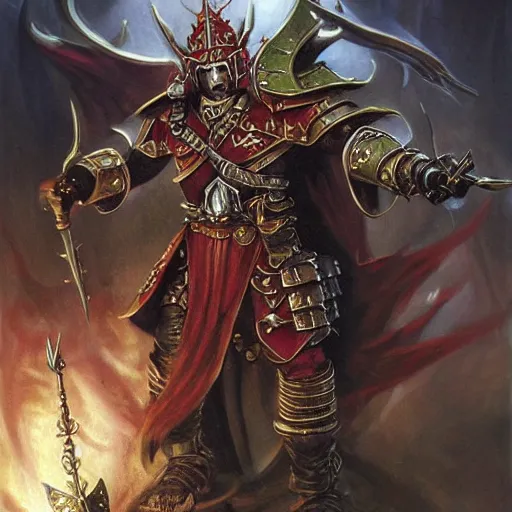 Image similar to Warhammer Fantasy,High Elf,artwork