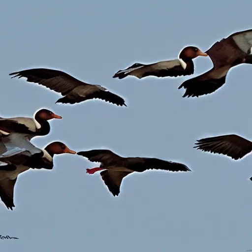 Prompt: star spangled american geese