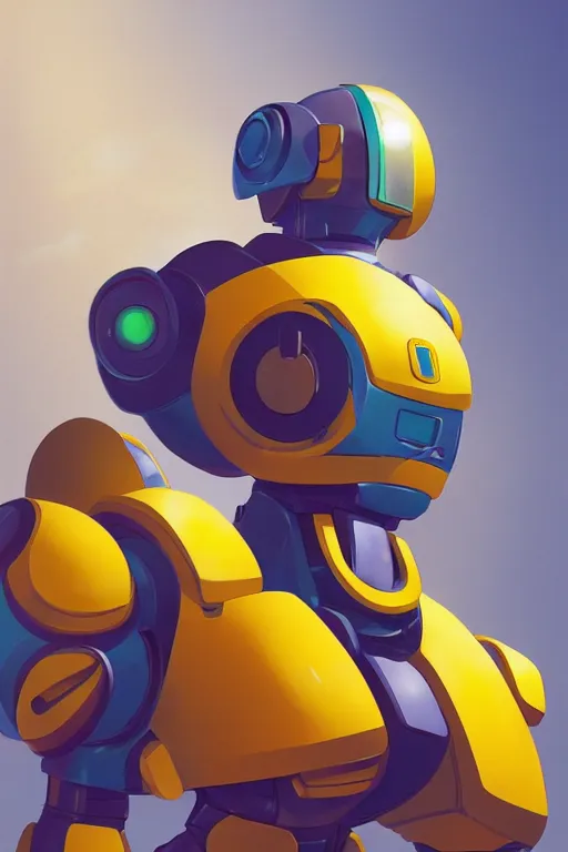 Image similar to metabots medabots medarotto medarot robot minimalist comics helmet mask neon cybereye, behance hd by jesper ejsing, by rhads, makoto shinkai and lois van baarle, ilya kuvshinov, rossdraws global illumination ray tracing hdr radiating a glowing aura