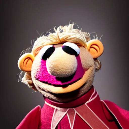 Image similar to studio portrait still of muppet!!!!! pope!!!!!! as a muppet muppet as a muppet, 8 k, studio lighting, key light,