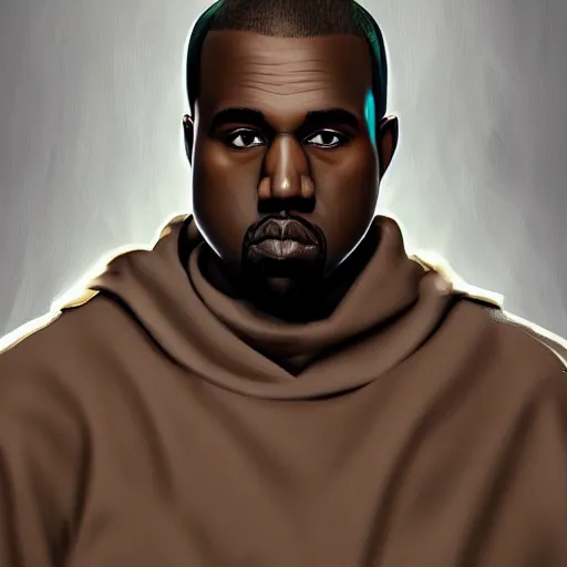 Image similar to [ important ] kanye west as a jojol,, fantasy, intricate, highly detailed, anime, digital painting, artstation, illustration, concept art, smooth, sharp focus