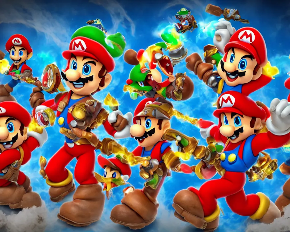 Image similar to Skylanders mario edition