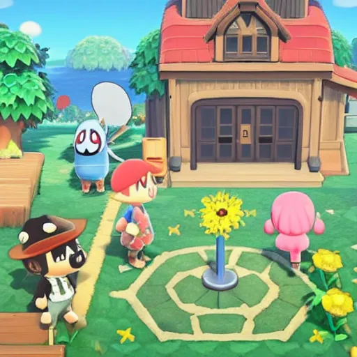 Image similar to pokemon in Animal Crossing New Horizon