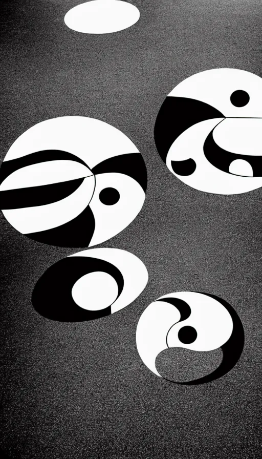 Prompt: Abstract representation of ying Yang concept, by gregory crewdson