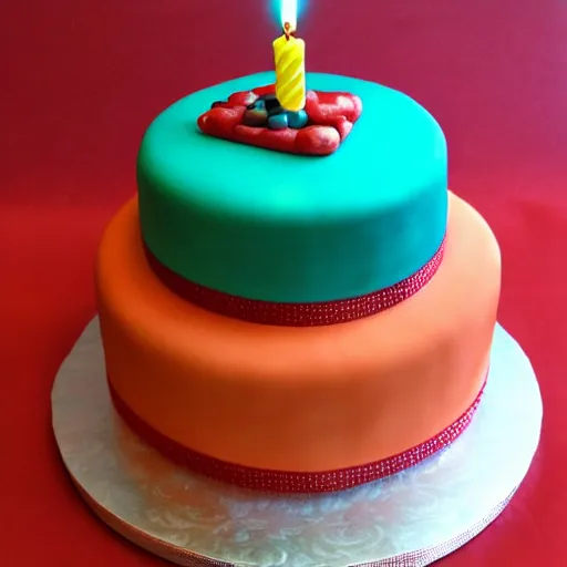Prompt: birthday cake