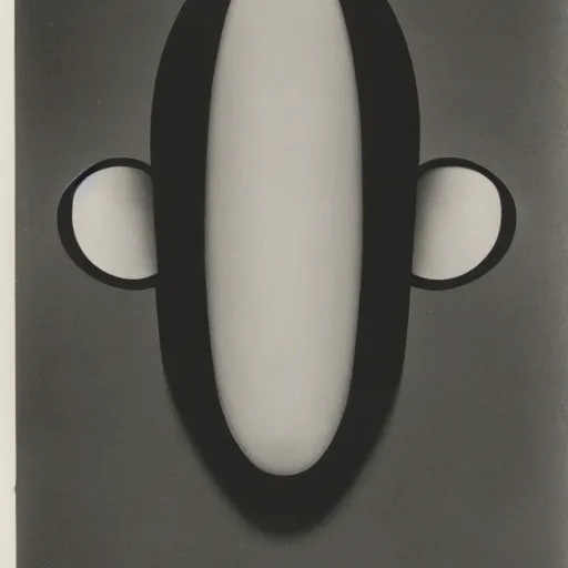 Image similar to The ‘Naive Oculus’ by Man Ray, auction catalogue photo, private collection, collected by Paul Virilio for the exhibition ‘Aesthetics of Disappearance and Logistics of Perception’