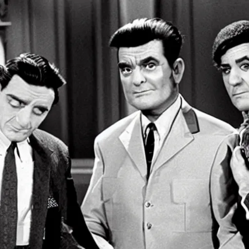 Image similar to charlie sheen in the 3 stooges