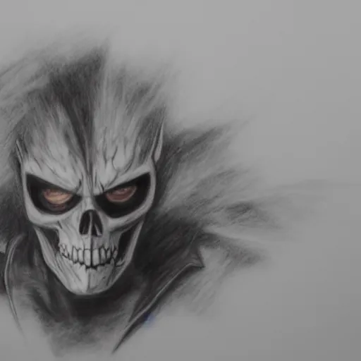 Prompt: Ghostrider pencil drawing hyper realistic 4K quality