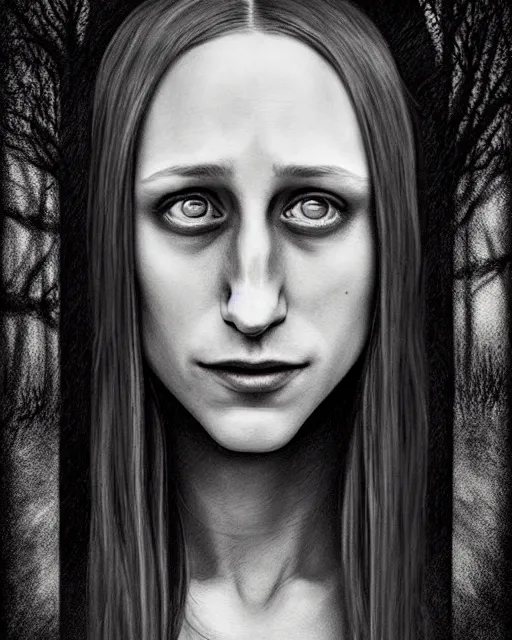 Prompt: gorgeous Taissa Farmiga full body slasher holding knife, realistic character concept, spooky, illustration, symmetrical face and body, realistic eyes, cinematic lighting, hyperdetailed, detailed realistic symmetrical eyes, 8k, high resolution, Charlie Bowater, Tom Bagshaw, single face, insanely detailed and intricate, beautiful, elegant, dark forest and trees, vfx, postprocessing